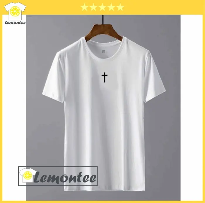 Spesial Kaos Rohani Kristen Katolik Salib 2 White Kaos Distro Pria Wanita 3