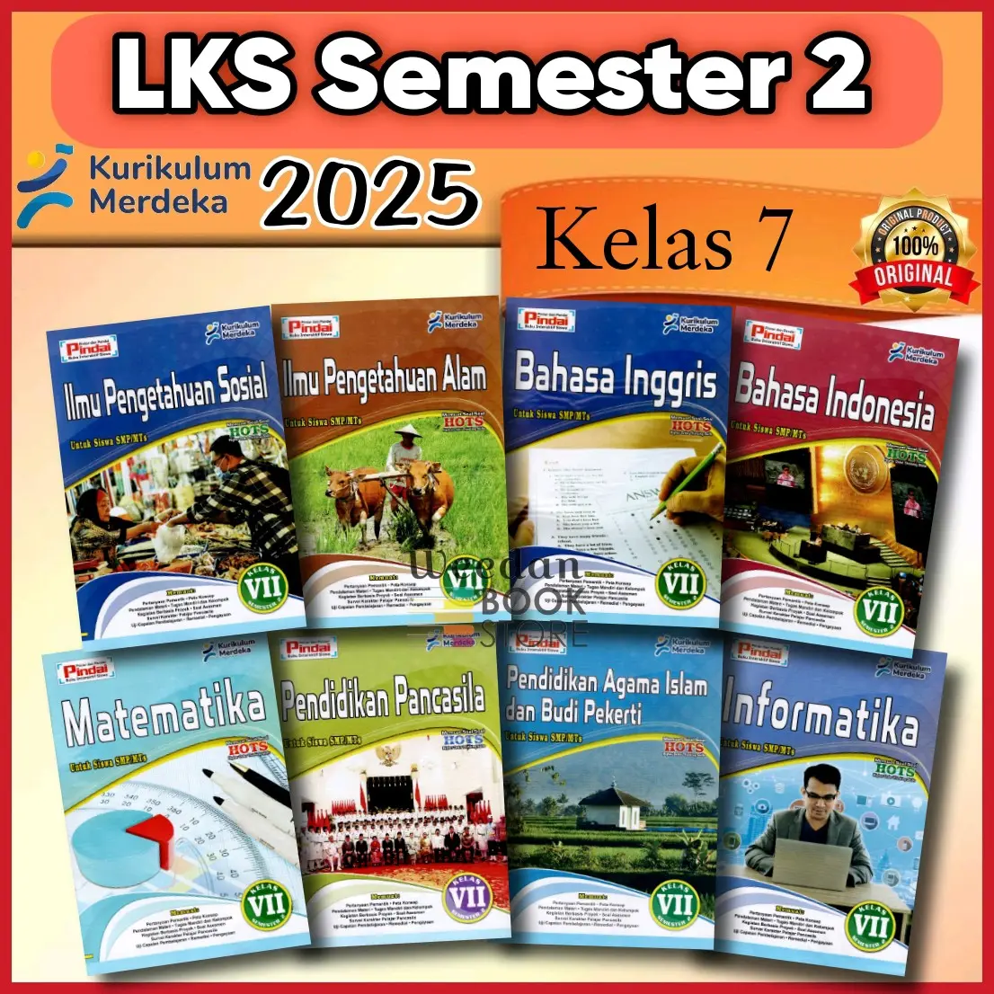 [ 2025 ] LKS PINDAI Kelas 7 Smp Semester 2 Kurikulum Merdeka Cv Arya Duta Terbaru