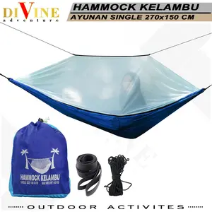hammok kelambu ayunan camping 230x150 ayunan includ jaring kelambu pelindung dari serangga kecil