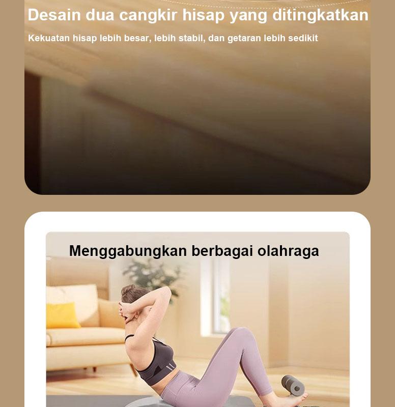 【COD】XMVP Mesin Sit-Up Hisapan Kuat Daya Super 3 Tingkat Intensitas Alat Latihan Inti Perut dengan Kunci Kaki & Tali Tarik Profesional untuk Latihan Perut Efektif