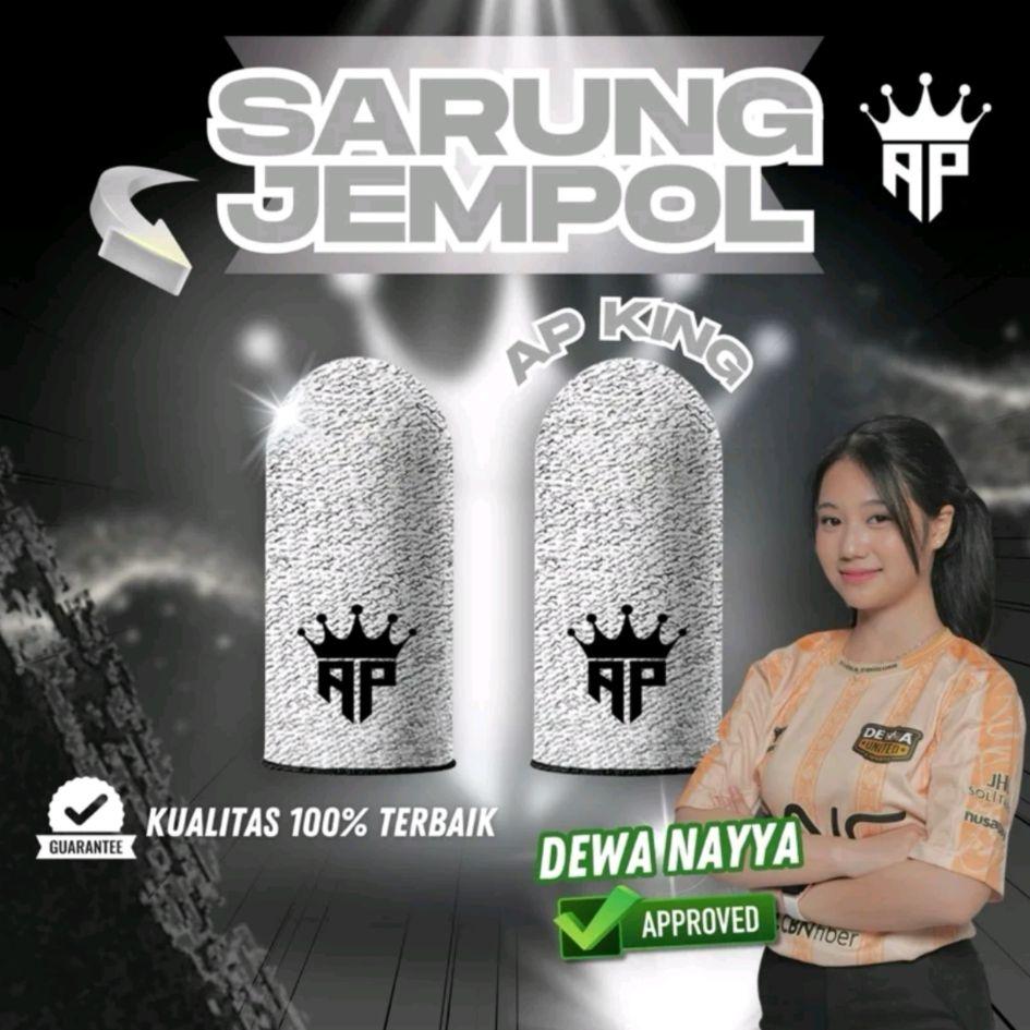 Sarung Jempol AP King Anti Keringat Responsif Joystick Aksesoris Gaming Mobile Legends & FF Joystick