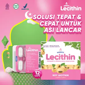 MOMSY LECITHIN Ultralec Soy Lecithin Premium 12 Kapsul - BPOM & HALAL MUI [Live Creator]