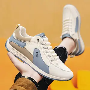 Poloamexrdys Sepatu Sneakers Pria Sepatu Santai Argan Sangat Ringan Di Pakai Sepatu Fashion Trendy Modis kualitas Premium#AW2502 Casual Shoes Wanita Kasual Hitam Kerja Putih Sepatu Futsal Sepatu Gym Sepatu Unisex