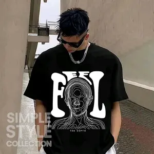 KAOS DISTRO HITAM JEPANG | BAJU KAOS PRIA WANITA | KAOS JEPANG FEEL THE DEPTH| DISTRO KAOS PRIA WANITA | KAOS KEKINIAN | M L XL XXL XXXL |