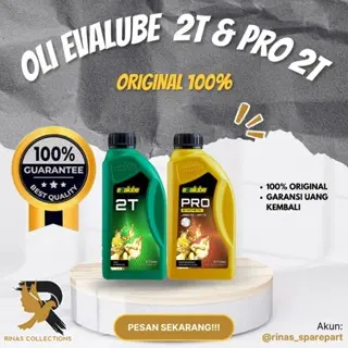 Oli 2T (Samping) Evalube 2T Pro Synthetic 700ml ORIGINAL