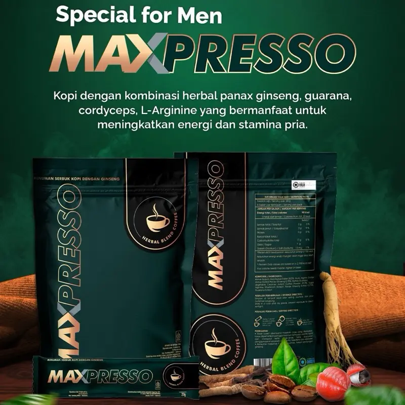KOPI MAXPRESSO HWI - Herbal Blend Coffee 0