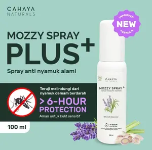 Cahaya Naturals - Mozzy Spray Plus+ (Natural Mosquito Repellent) Spray Anti Nyamuk