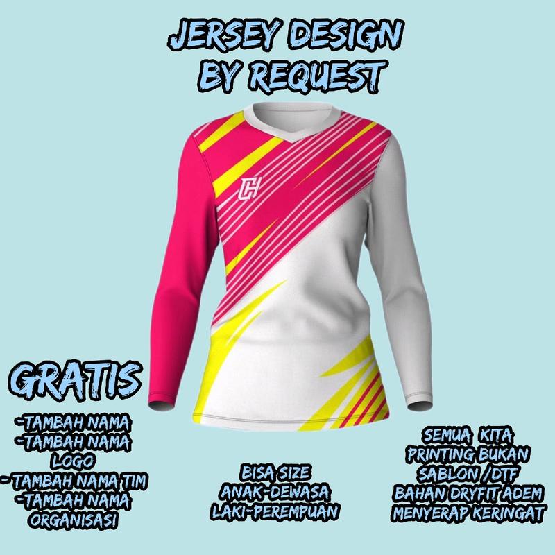 JERSEY WANITA, JERSEY PEREMPUAN, JERSEY BADMINTON, JERSEY VOLI, JERSEY COSTUME 3
