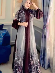 Rizha Boutique Dinaraa Dress Bahan Ceruty Kombinasi Airflow Model 2 Layer Nyaman & Elegan Gamis Muslim Rizha Boutique Dinaraa Dress Bahan Ceruty Kombinasi Airflow Model 2 Layer Nyaman & Elegan Gamis Muslim