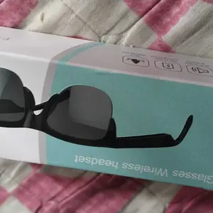 F06 Kacamata Bluetooth Pintar 5.3 Anti-Blu-ray Stereo Speaker Ganda Sentuh Nirkabel Bluetooth Kacamata Hitam Kualitas Suara HiFi Luar Ruangan