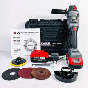 DISKON..!!!! Gerinda baterai xapr ap22 plus 4inch digital layar brushless 2btre lxt 10cell apr KEPALA GERINDA BISA DIPUTAR 180 DERAJAT.