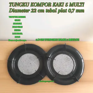 Terlaris  2 Pcs tatakan kompor multi kaki 5 tatakan kompor bulat serbaguna dudukan kompor gmc sanek progas dll