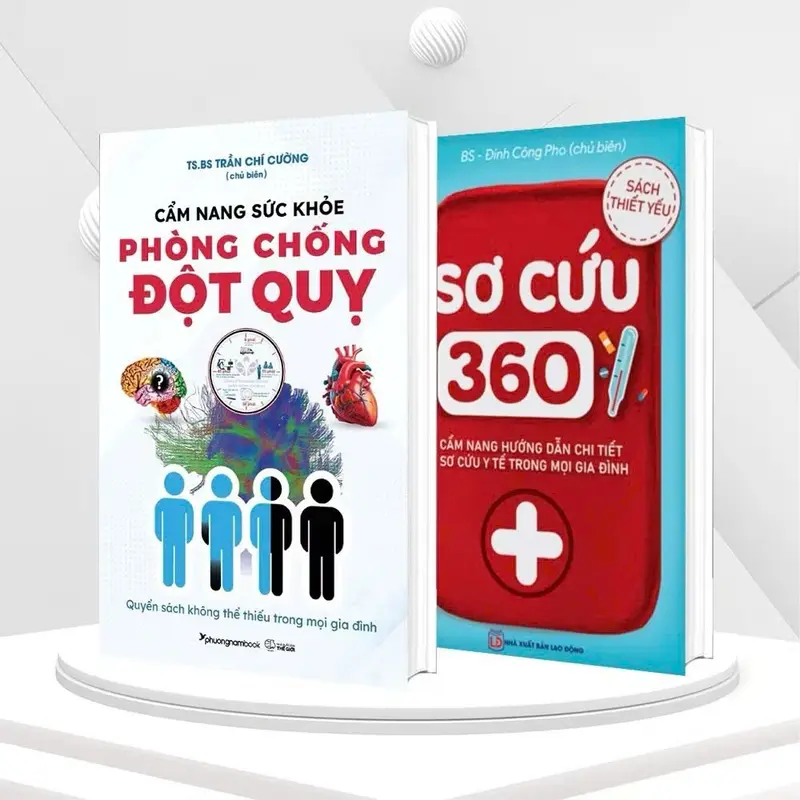 Sách - Cẩm Nang Sức Khỏe Phòng Chống Đột Quỵ & Sơ Cứu 360 thiết - TikTok Shop