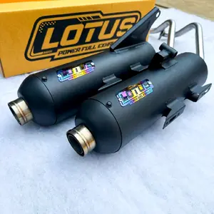 KNALPOT STANDAR RACING MONCONG SHINJIRO POWERFULL EXHAUST PNP VARIO BEAT SCOOPY MIO SPORTY PCX NMAX AEROX Motorcycle lotus knal pot inlet 28 m3