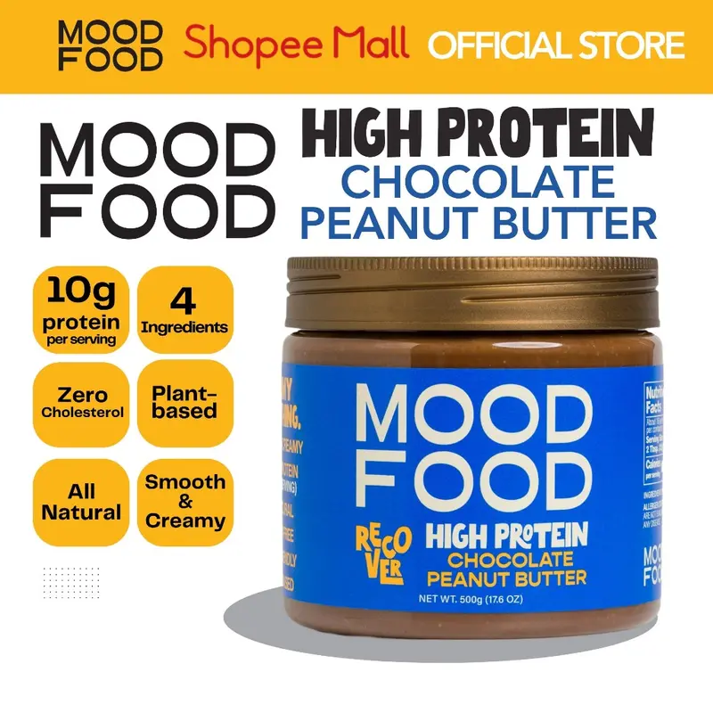 MOOD FOOD RECOVER High Protein CHOCOLATE PEANUT BUTTER - TikTok Shop ...