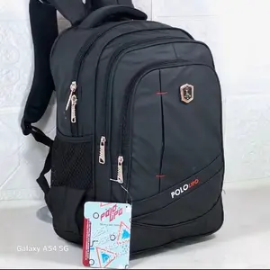 TAS POLO RANSEL POLO TAS KANTOR TAS SEKOLAH SD SMP SMA KULIAH Backpack Fashion tas tote bag tas aja hitam Shirt Sleeve Miniset