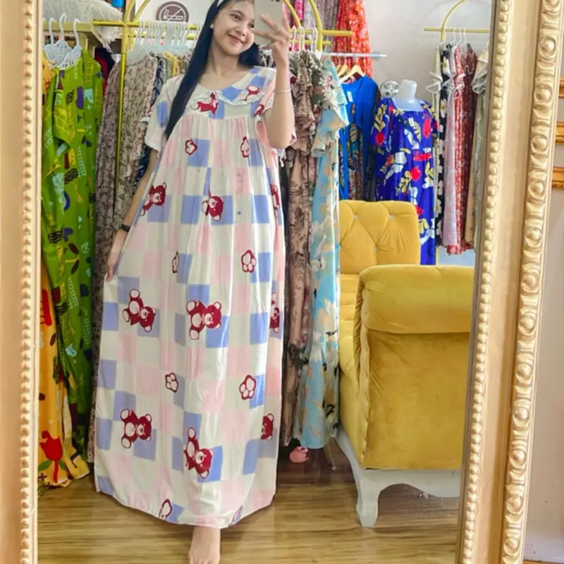 Daster Viral JS Series /Dater premium / Daster kece /adaster kekinian /homedress /homewear 0