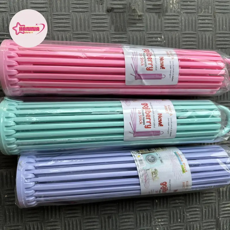 Folding stick Gijiberry Lemony 20 stick/folding 20 stick lemony/gantungan putar/gantungan putar 20 stick/jemuran baju bayi/pengering baju bayi 4