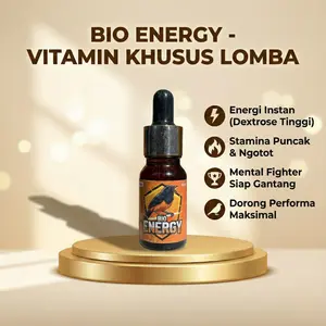 BIO ENERGY -JURAGAN KICAU - Vitamin Performa Lomba 100% Herbal Modern -  Meningkatkan Power & Suara Tembus Kristal