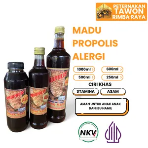MADU PROPOLIS ALERGI /MENYEMBUHKAN ALERGI botol kaca