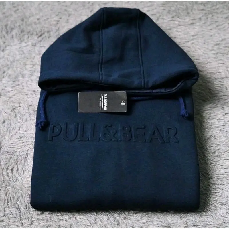 Sweater hoodie pull bear premium gramasi 280 Pria Wanita Unisex Fleece Tebal 0