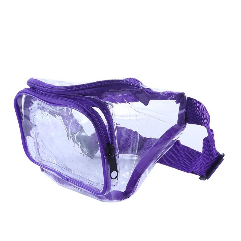 Product Introduction of WB - Beg pinggang PVC lutsinar untuk lelaki dan wanita, Pek pinggang lutsinar untuk kanak-kanak perempuan, kantung kasual, beg dada wanita Bags Beg Selempang 28