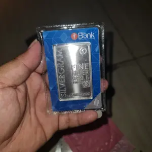 PERAK BATANGAN SILVERGRAM 100 GRAM, 99,9%