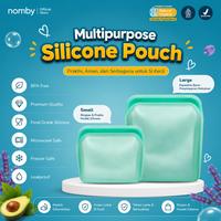 Gambar Nomby Silicone Pouch Food Grade BPA Free Anti Bocor Microwave Freezer Safe - 1000 ml dari Nomby Kota Administrasi Jakarta Barat 1 Tokopedia