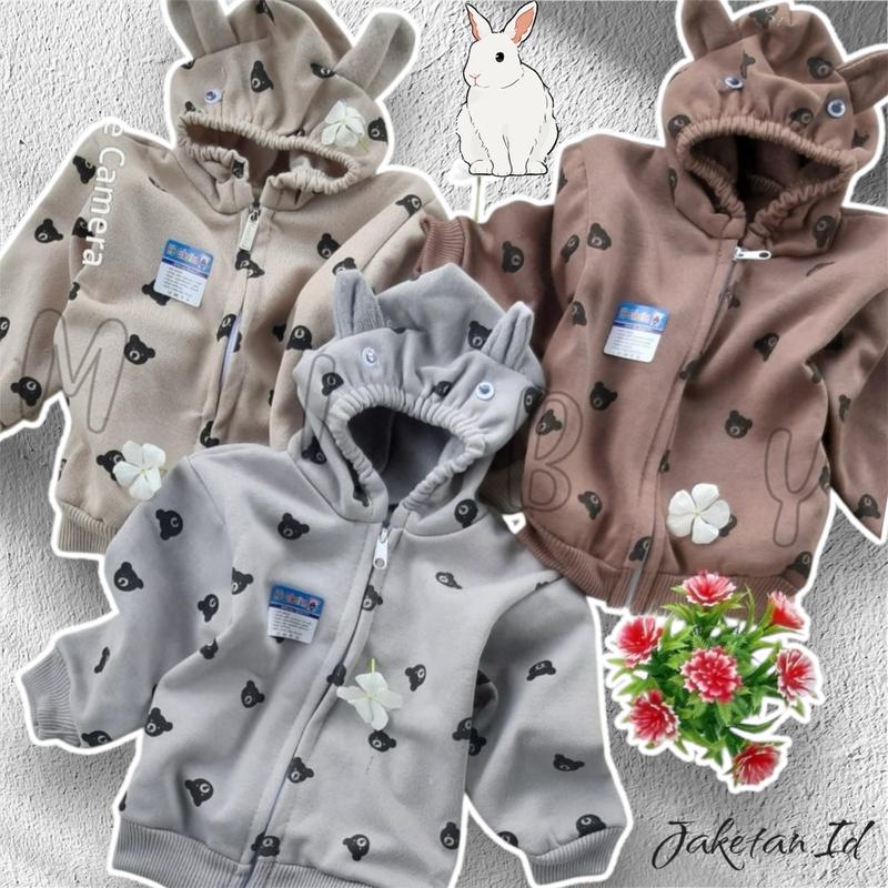 Product Introduction of Jaketan Bayi Motif Kepala Panda untuk Usia 0-7 Bulan dengan Berat Maksimum 7kg - Lengan, Perempuan 13