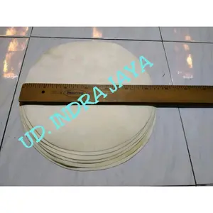 kulit kambing putih 32 cm