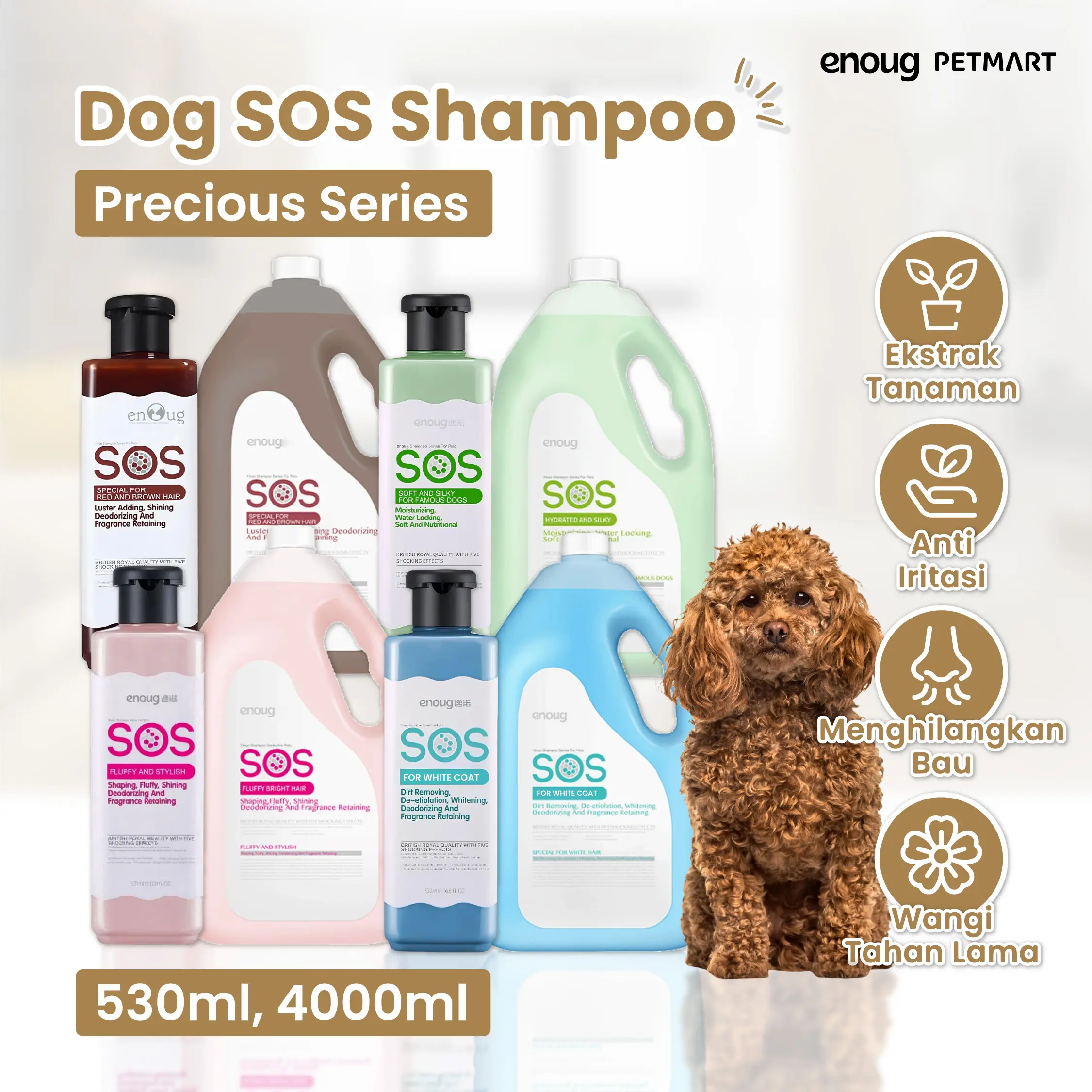 ENOUG Dog SOS Shampoo Precious Series 530ML | 4000ML