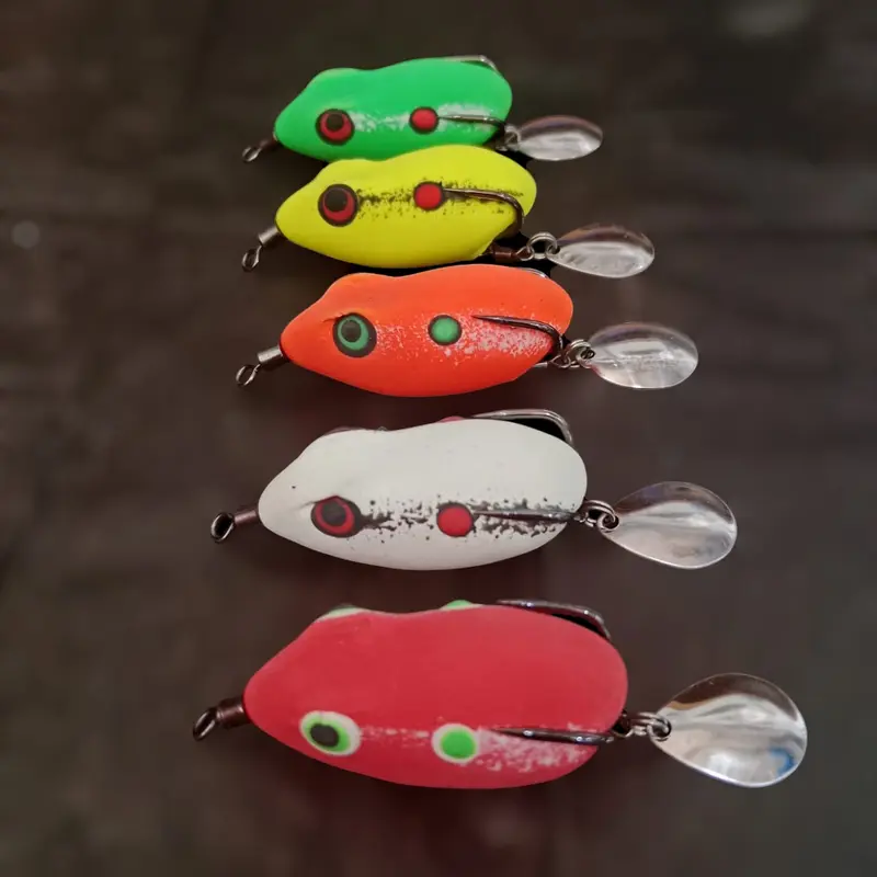 SOFT FROG 4 CM MURAH BERKUALITAS LURE MANCING CASTING IKAN GABUS TOMAN PANCING Umpan 0