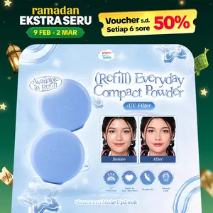 [RAMADAN SPECIAL] Pigeon Teens Everyday Compact Powder UV Refill|Bedak Padat Remaja|Natural Finish Look |Hypoallergenic