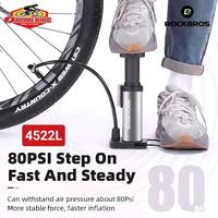 Gambar ROCKBROS 4522L Pompa Sepeda Mini Portable Pump Presta-Schrader dari Ocean Bike Official Kota Administrasi Jakarta Barat 1 Tokopedia
