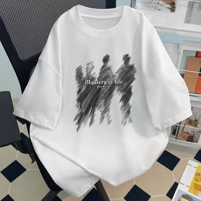【100% Katun 20s】Silvermarkprint A529 Scrawlr American Street Prints T-shirt Atasan Kaos Baju Wanita Korean Style Hitam Dewasa Distro Lengan Pendek Keren Premium Oversize Unisex 0