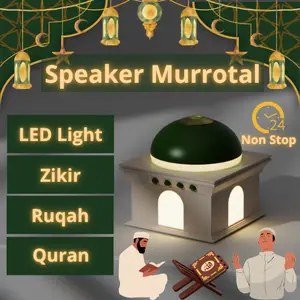 Speaker murottal AI quran lampu tidur non stop 24jam,rizik,ayaht,ruqyah list,/lampu mesjid nabawi/lampu aestetic kamar /lampu tidur unik /lampu estetik/lampu rumah/lampu kamar aesthetic/