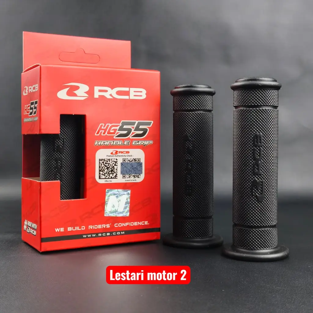 🔥HANDGRIP GRIP RCB RACING BOY HITAM UNIVERSAL NMAX AEROX XMAX VARIO DLL HG55  ORIGINAL 100%