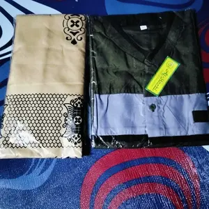 Baju Koko Setelan Sarung Dewasa Lengan Pendek dengan Desain Elegan dan Nyaman untuk Kegiatan Sehari-hari