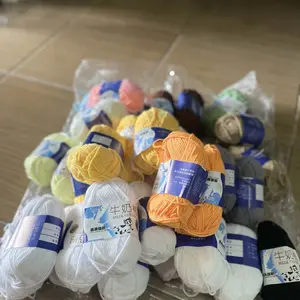1-92 BENANG RAJUT KATUN SUSU IMPOR BIG PLY/ 5 PLY MILK COTTON YARN CROCHET