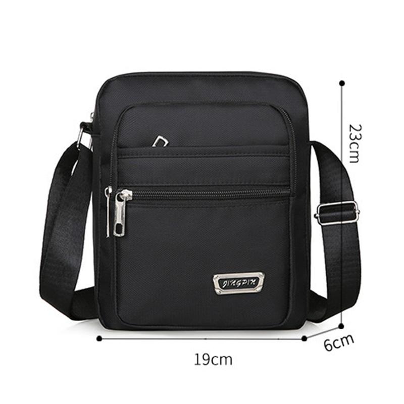 Product Introduction of AT Summer Men'S Nylon Fabric Diagonal Span Bag Single Shoulder Men'S Bag Outdoor Leisure Multi-Purpose Bag 0