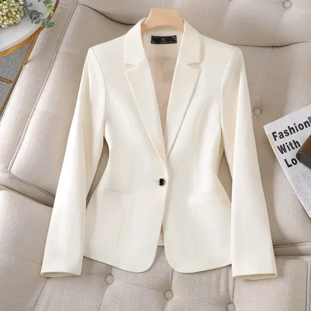 Blazer wanita Formal Kantoran Korean Style Kancing Satu
