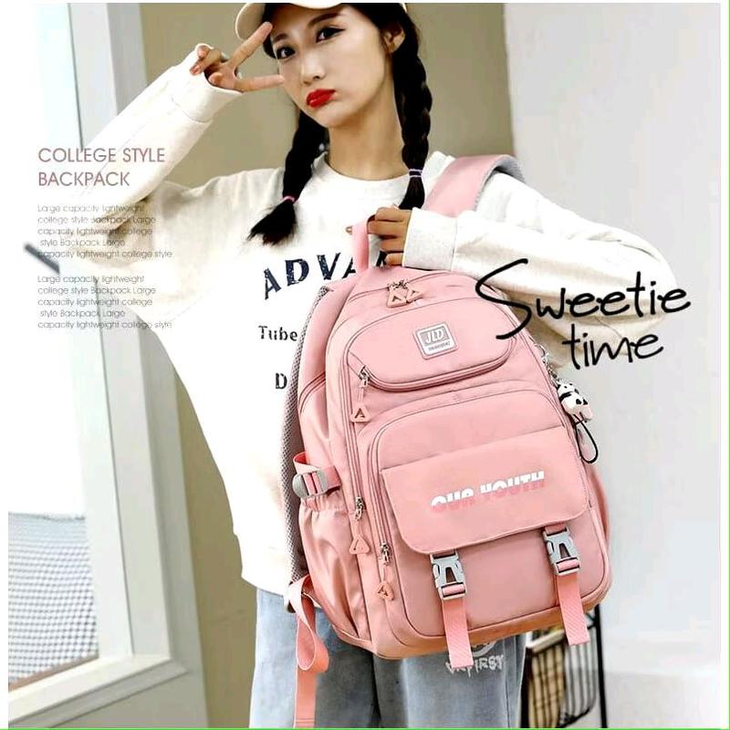 Tas Ransel Wanita Model Terbaru untuk Sekolah SD/SMP - Fashion - Backpack 6