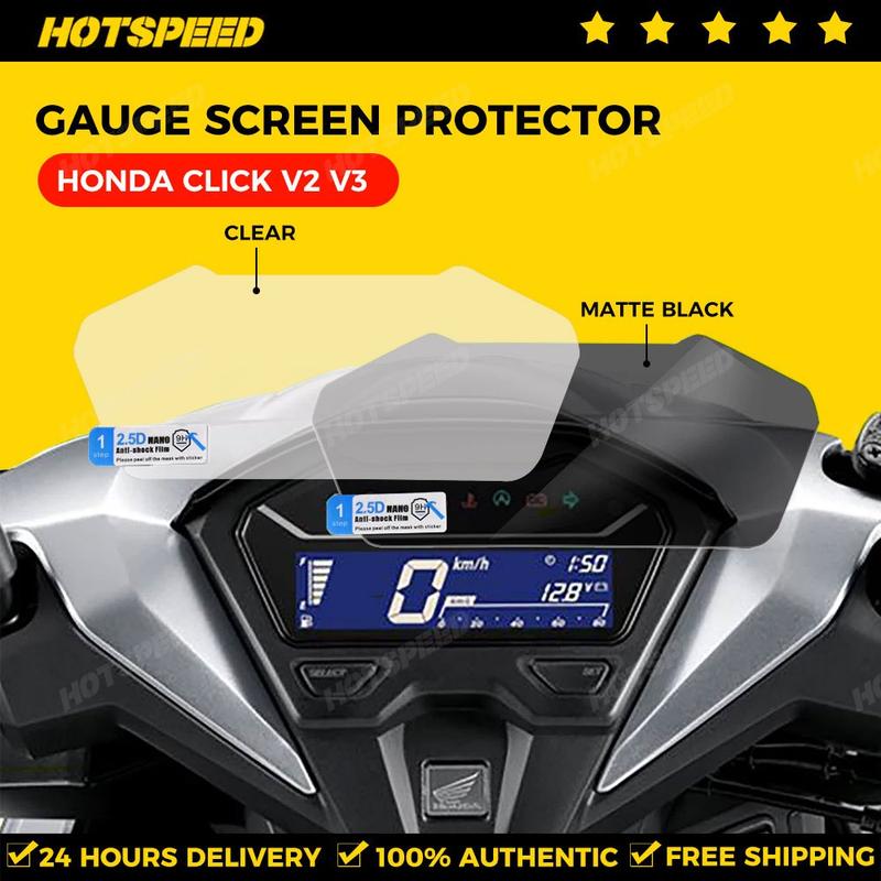 Click Speedometer HOTSPEED Honda Click 125i V3 V2 Speedometer Gauge Screen Protector ...