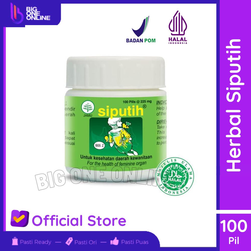 SIPUTIH Borobudur Herbal, Jamu Keputihan Pektai, Infeksi Jamur Bakteri - Siputih 60 Kapsul