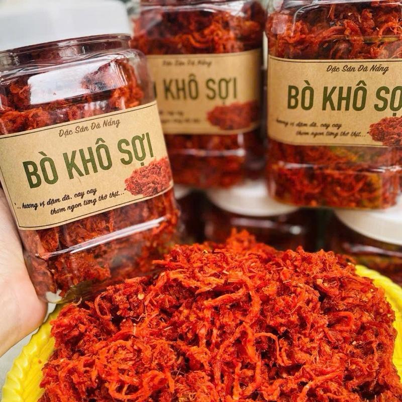 [TPFOOD] Khô Bò Xé Sợi Đỏ - Ăn Với Bánh Tráng