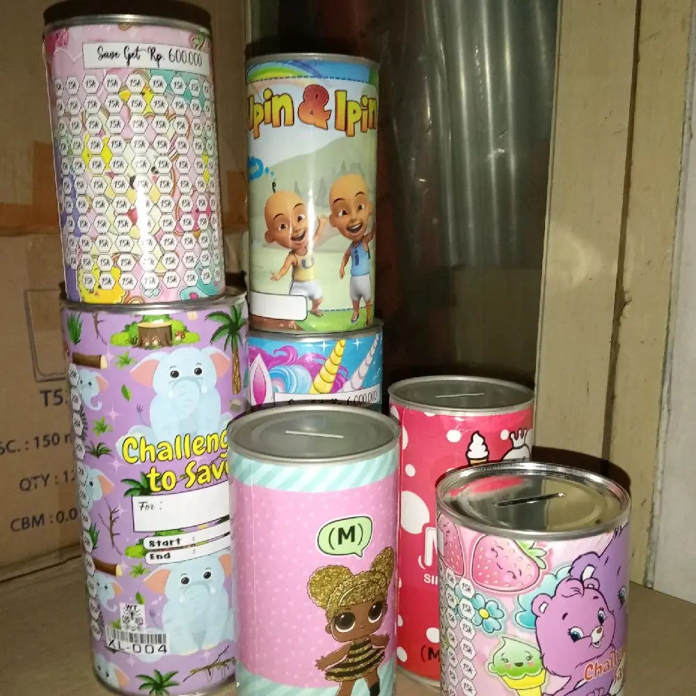Celengan Target dengan Berbagai Ukuran dan Gambar - Brand Name