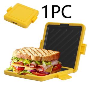 1個 マイコンオーブン用トーストサンドイッチメーカー、2026年キッチンに欠かせない新型商品。 電子レンジの出力、パンの湿度と厚さは異なります。 個人のお好みやパンの種類に応じて、電子レンジの加熱時間とパワーを調整してください。