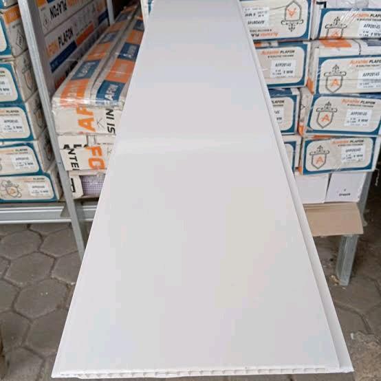 Plafon PVC Glossy Putih Polos T500 0