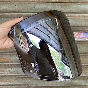 KACA HELM BOGO MERK INJAK MODEL VENOM SMOKE/CLEAR/BLUE/PELANGI/SILVER/GOLD TERBARU