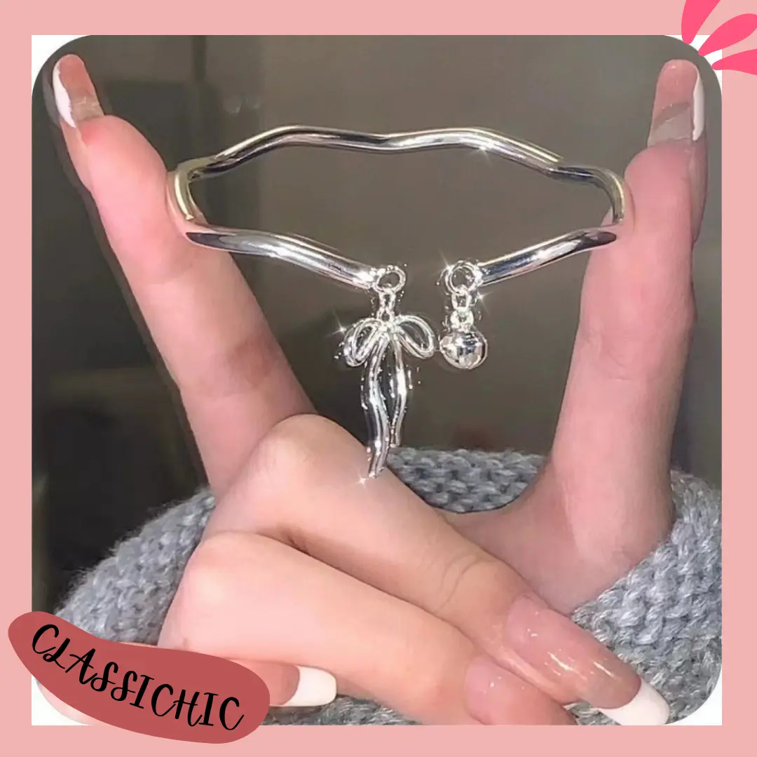 ❀Cc❀ K87 GELANG SILVER PITA LUCU//GELANG WANITA KEKINIAN